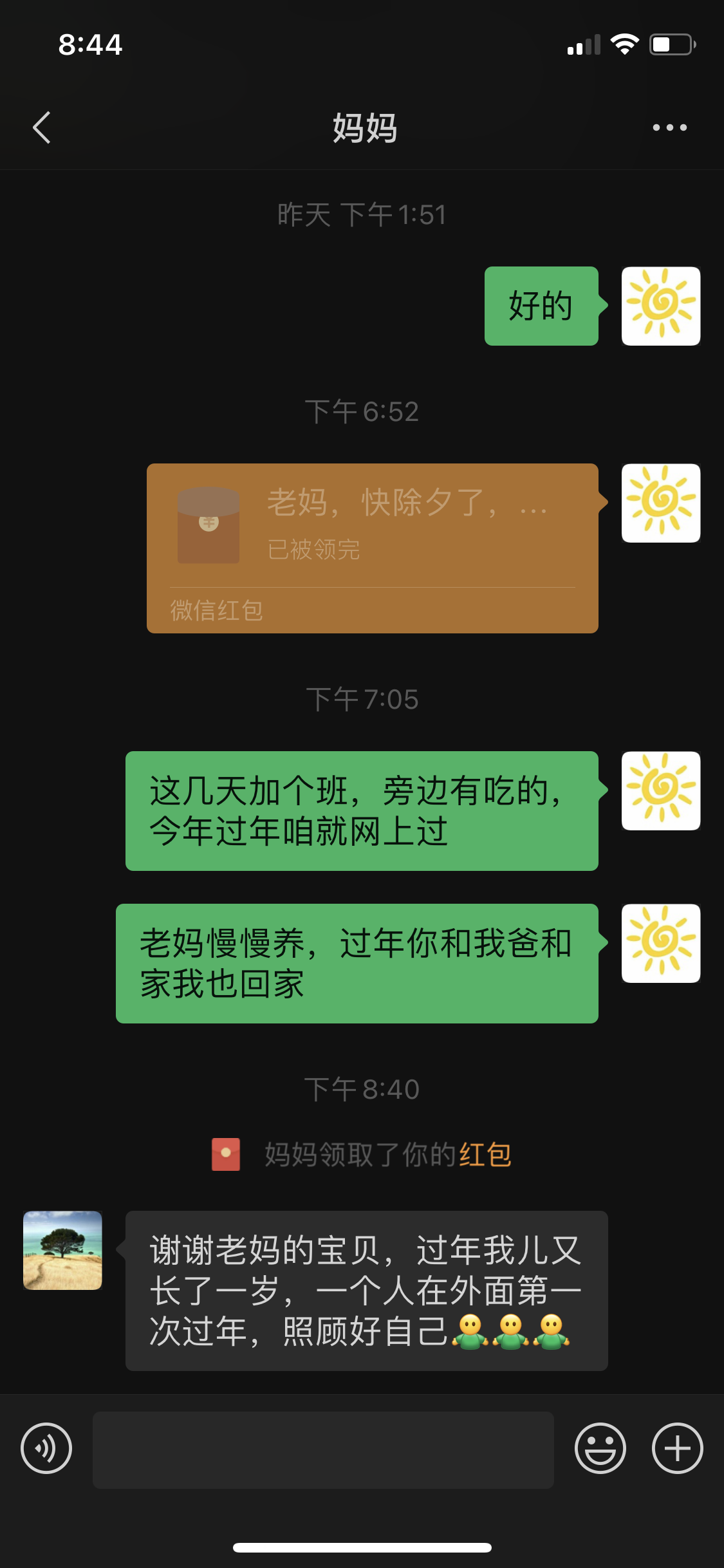 聊天截图