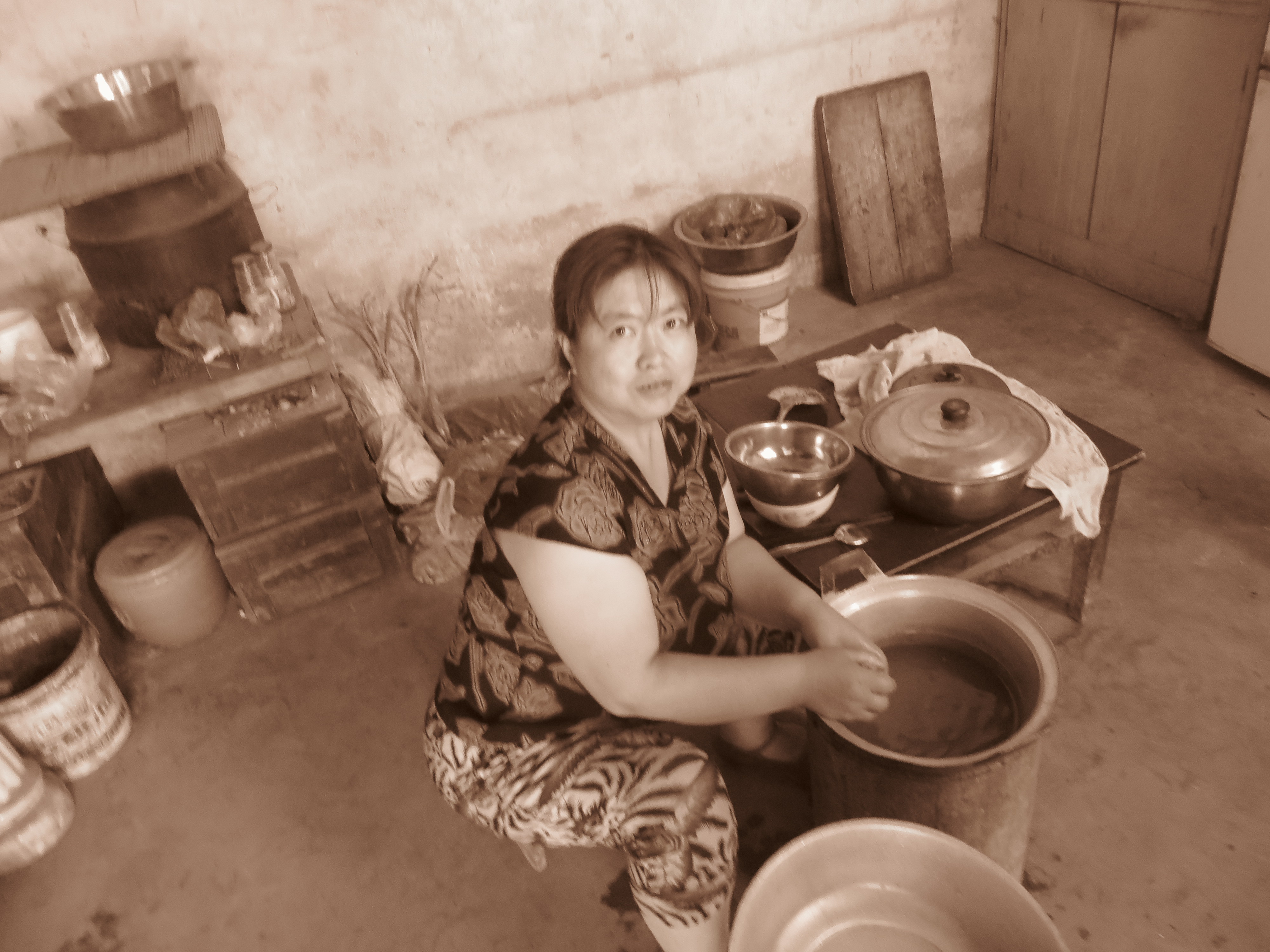 洗衣服的妈妈